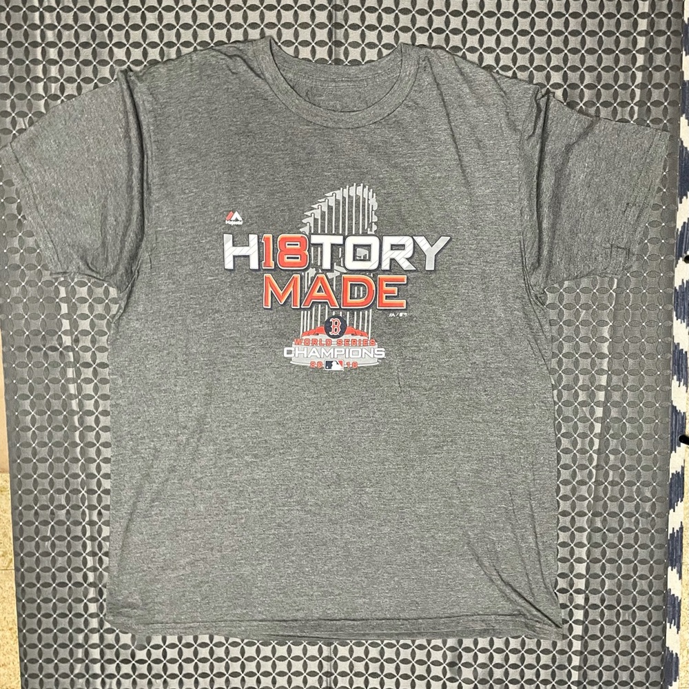 H18TORY MADE 2018 World Serie T-Shirt Men's L Grey